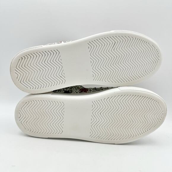 Betsey Johnson Womens Sidny Sneakers US 6 M Red White Blue Stars Rhinestone EUC - Picture 11 of 13